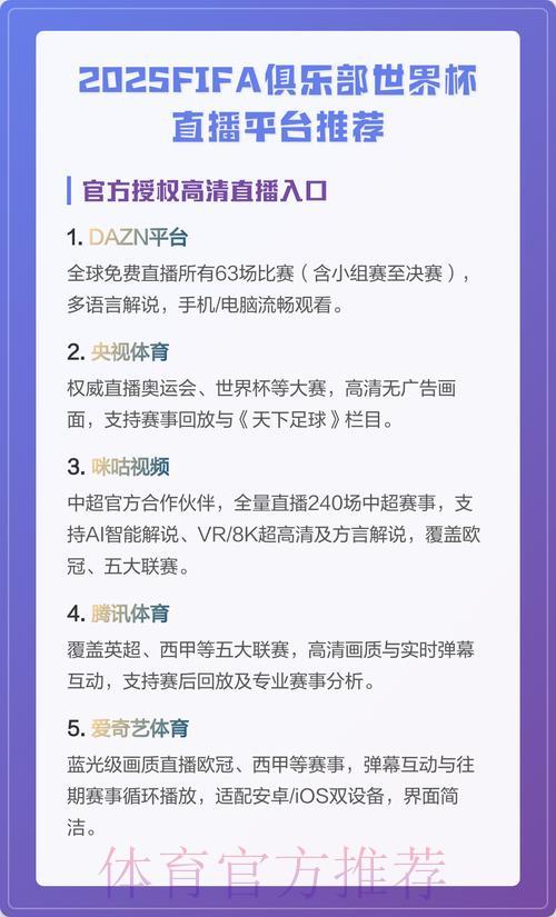 全网免费世界杯直播平台汇总推荐